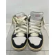thumbnail image 2 of PU & MA Unlimited High Evo White Navy Gray Lace-Up & Strap Sneakers Size 8.5, 2 of 6