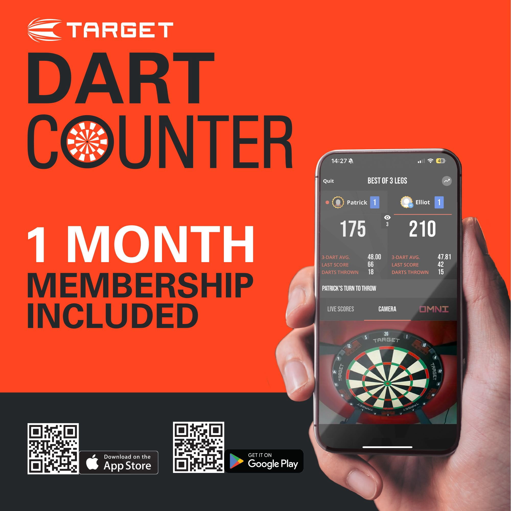 Target Darts Stephen Bunting 95K Swiss Point Steel Tip Dart Set, 18G | Kflex Flights & Shafts, The Bullet Player Edition 95% Tungsten Darts, Spare Gold DX Points & Premium Keyring SP Tool
