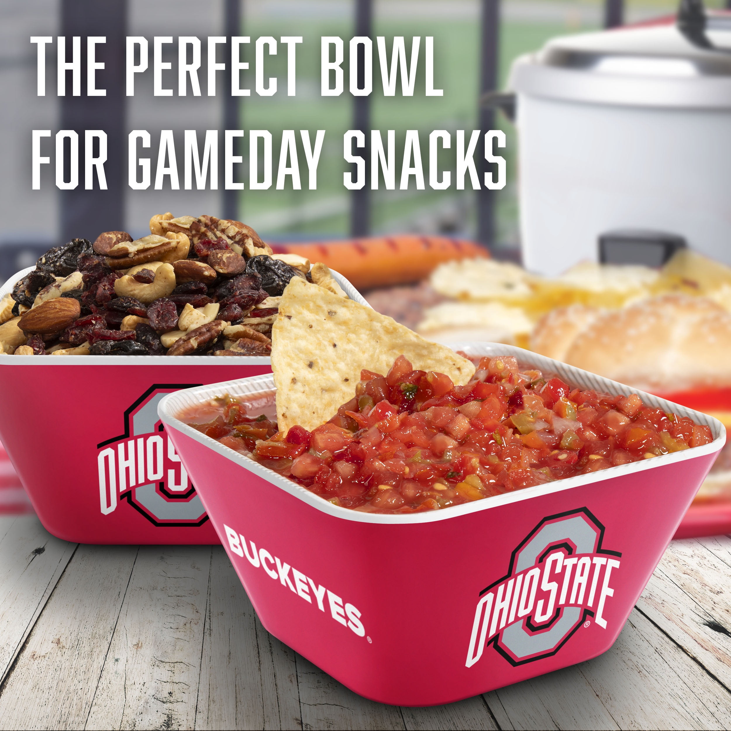 YouTheFan NCAA Ohio State Buckeyes Small Snack Bowl