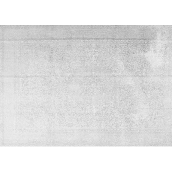 Ahgly Company Indoor Rectangle Persian Gray Traditional Area Rugs, 5' x 8'
