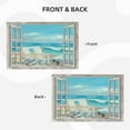 thumbnail image 3 of Coastal Beach Placemats Set of 6 Seascape Ocean Table Mats Washable Place Mats for Home Party Indoor Kitchen Dining Table Decoration 12x18 Inch, 3 of 6