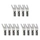 thumbnail image 4 of Toystoory 4X Clip de Cable conector de Cable conector Banana plata mano de obra fina transmisión accesorios industriales suministros de altavoz Type1 NO1, 4 of 6