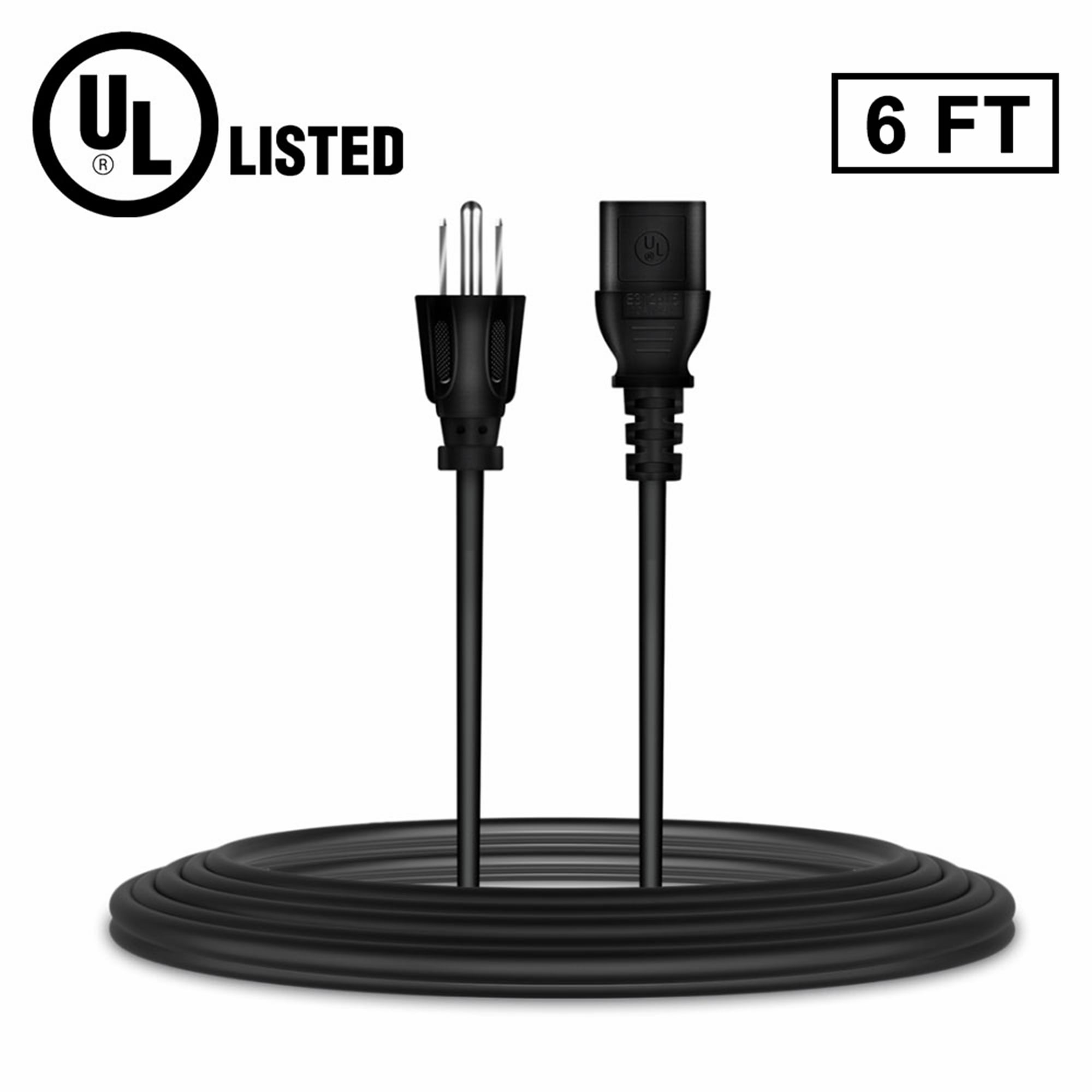 12ft AC Power Cord Cable For LG 20LS7D 20 LCD TV 