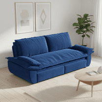 Homy Casa 3-in-1 Convertible Sofa Bed, Queen Size Sleeper Sofa for Living Room, Apartment