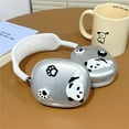 thumbnail image 4 of Cute Cartoon Case for AirPods Max Headphones,Clear Soft TPU Skin Anti-Scratch for Boys Girls,Transparent Accessories Protective Cover for AirPods Max (Panda), 4 of 7