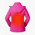 thumbnail image 5 of Women Heated Jacket Fast Warm Up Usb Charging Outdoor Windproof Warm Mountain Climbing Coat Outer Layer Long Sleeve Zip Up Puffer Jacket Winter Outdoor Womens Coats And Jackets, 5 of 5