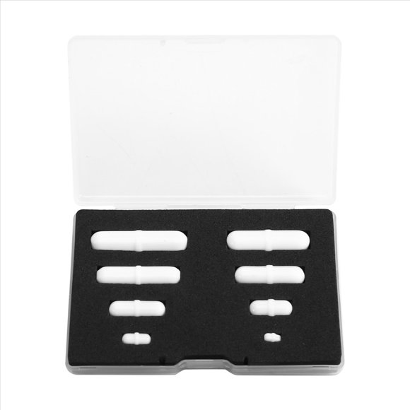 Juego de Barras Agitadoras Magnéticas de PTFE de Tamaño Mixto, Tipo B, para Laboratorio, para Vasos de Fondo Plano.