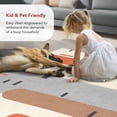 thumbnail image 5 of nuLOOM Cori Wool Abstract Contemporary Area Rug, 6' x 9', Peach, 5 of 9