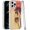 Coconut Palm, variant on For iPhone 12 Pro Max 6.7 [Magnetic Circle] Double Layer Design IMD TPU Case - Smiley Faces