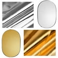 thumbnail image 4 of Photography Reflector Light Reflector Photo Reflector 2-in-1 Silver Gold Collapsible Design with Carry Bag for Studio Outdoor Photography, 4 of 6