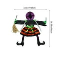 thumbnail image 2 of Halloween Decoration Outdoor Witch Decor,Large Crashed Witch into Tree,Funny Cute Flying Witch,Halloween Decorations Witch for Front Yard,Tree,Porch,Outdoor Lawn,Garden,Patio, 2 of 6