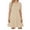 Beige, variant on Womens Glitter Lace Dresses Round Neck Short Sleeve Sparkly Casual Party Mini Dress
