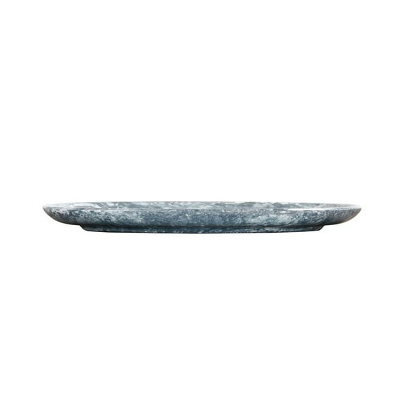 Cal Mil Reactive Blue and White Melamine Plate, 10.75 inch Dia. x 0.75 inch Height -- 6 per case.