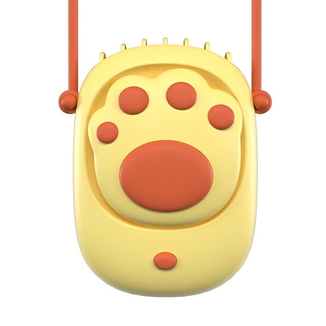 Mini Ventilador Portátil De Viaje Con Cordón Para Colgar En El Cuello Con Pata De Gato Vogacara OD017001-02