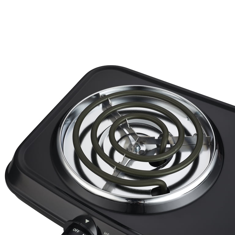 Mainstays Portable Double Burner Hot Plate, 1800W photo 4