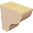 thumbnail image 5 of 2"W x 4"D x 4"H Classic Greensboro Rough Cedar Woodgrain TimberThane Corbel, Primed Tan, 5 of 6