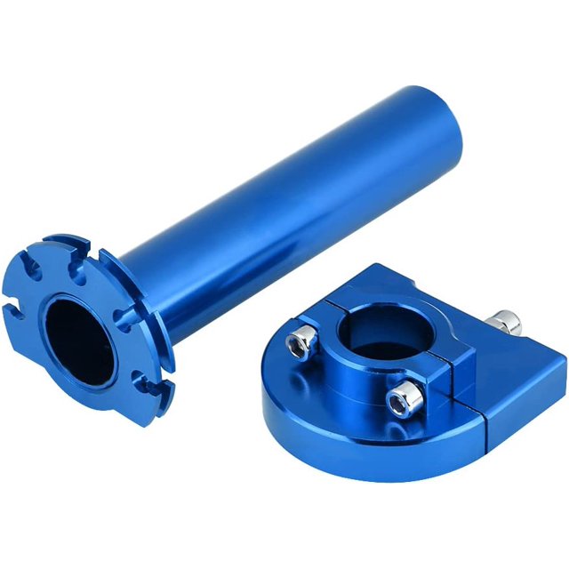 Empuñadura de gas universal, acelerador de gas de 7/8 "22 mm para motocicleta Scooter Dirt Bike (azul) JFHHH pequeña