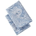 thumbnail image 2 of Mellanni Luxury Brushed Microfiber Pillowcases, Standard / Queen, Paisley Blue, 2 Piece, 2 of 7