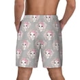 thumbnail image 2 of Lsque Mens Swim Trunks Beautiful Rabbit1 Pattern - Bathing Suit Compression Liner - Beach Swim Shorts Swimwear - (S-3XL) - Stretch Quick Dry -3X-Large, 2 of 9