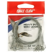 Eagle Claw 18 45 lb. Wire Leader, Bright