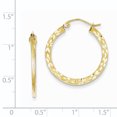 thumbnail image 2 of Boucles d'Oreilles Créoles Creuses en Or Jaune 10K, 2 of 2