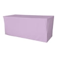 thumbnail image 1 of TCpop-fit-72x24x30-LilacP45 2.1 lbs Polyester Poplin Fitted Tablecloth, Lilac, 1 of 1