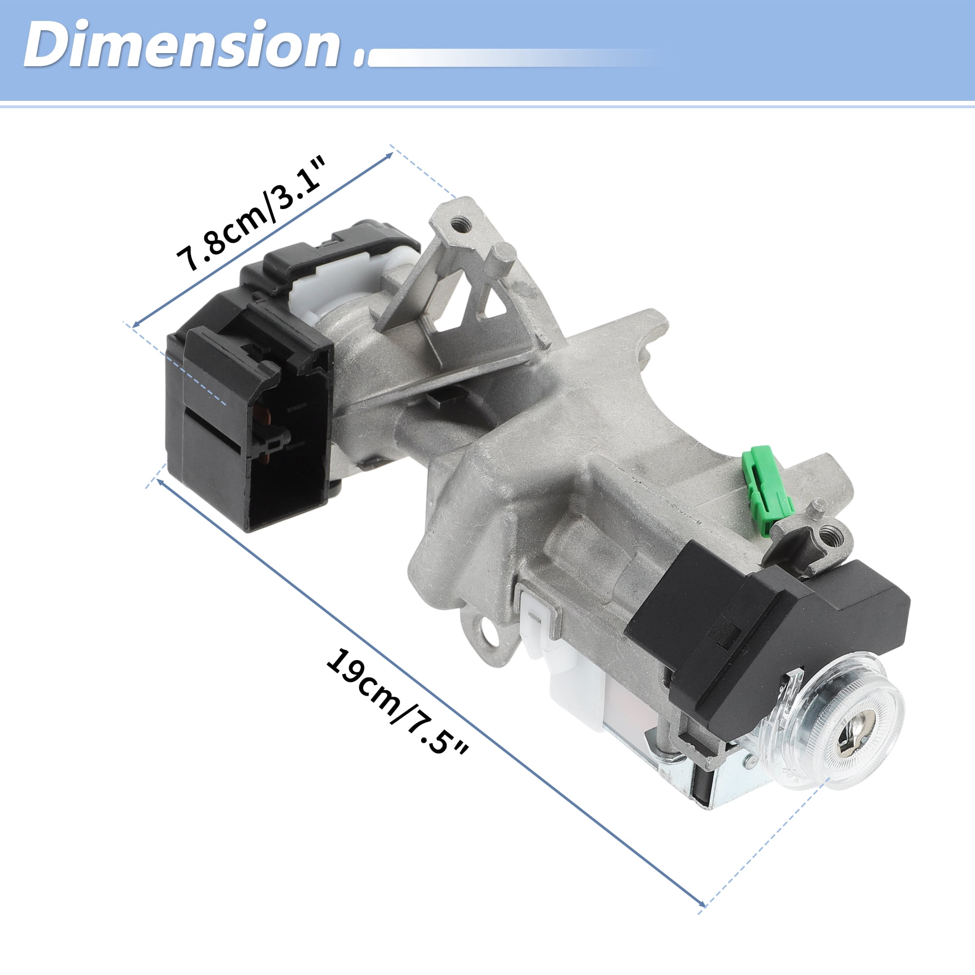 Unique Bargains Ignition Lock Cylinder with 2 Key for Honda Civic 1.8L L4 2014 2015