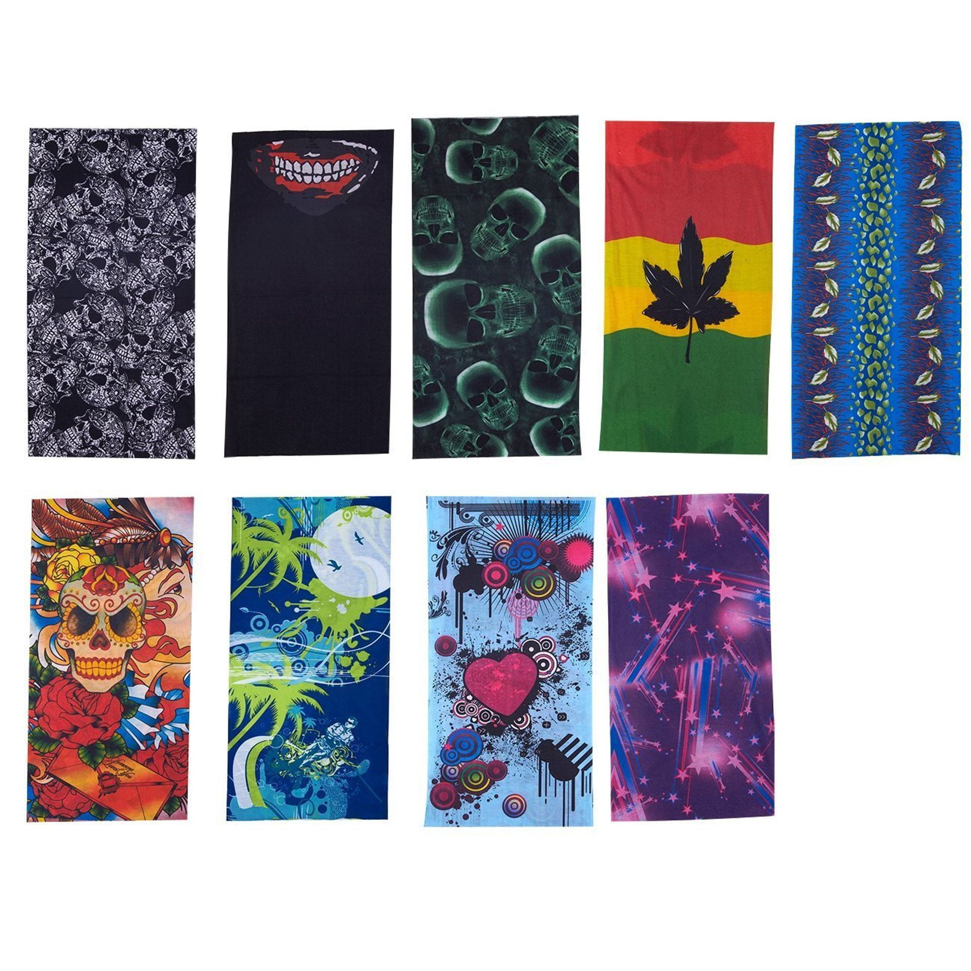 Multi-Use for All Outdoors Adventures Designs Face Mask Bandanas 10