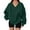 Dark Green, variant on Oversized Sweatshirt for Women Plus Size V Neck Long Sleeve Drop Shoulder Pullover Hoodies Trendy Winter Clothes, Beige, Size L