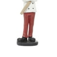 thumbnail image 5 of 4"W, 12"H Multi Colored Polystone Chef Sculpture, by DecMode (2 Count), 5 of 11