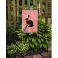 thumbnail image 2 of Carolines Treasures BB7963GF Tan Rabbit Pink Check Garden Flag, 2 of 3