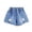 Sky Blue, variant on Fnooota Girls Denim Shorts, Elastic Waist Loose Summer Casual Jean Shorts Sky Blue Size 7 T