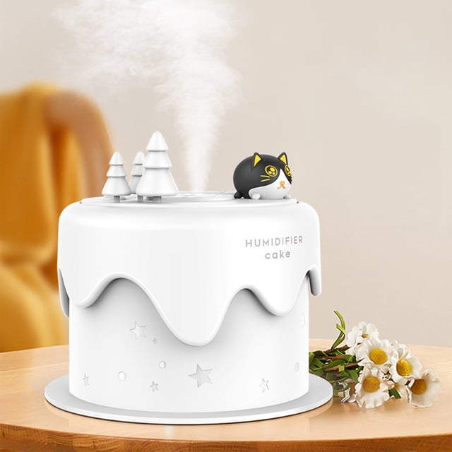 TIMIFIS Humidifiers for Bedroom Christmas Trees Portable Humidifier, Small Cool Mist Humidifier, Spray for 10 Hours Usb Desktop Humidifier for Bedroom Office Home, Gift Auto Shut-Off,Gift