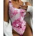 thumbnail image 2 of Gibobby Traje de baño de una pieza Conjunto brasileño Traje de baño Ropa de playa Traje de baño Bikini Mujeres Push-Up Vendaje Bandeau Trajes de baño Tan(Rosa,XL), 2 of 5
