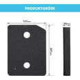 thumbnail image 6 of 9164761 Filter for Miele T1 Dryer | Coarse and Fine Filter 205 x 155 x 30 mm | Lint Filter Foam Sponge for Miele Condenser Dryer and Heat Pump Dryer Pack of 2, 6 of 7