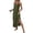 A579 Army Green, variant on Women's Summer Spaghetti Strap Maxi Dress Backless V Neck High Split Hem Long Sun Dress Flowy Lightweight Beach Vacation Slip Dress