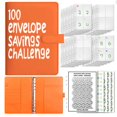 thumbnail image 1 of 100 Envelope Challenge Saving Challenge Book Easy & Fun Way To $5 050 Envelopes Saving Challenge Budget Savings Challenges Budget Budget Binder With Cash, 1 of 4