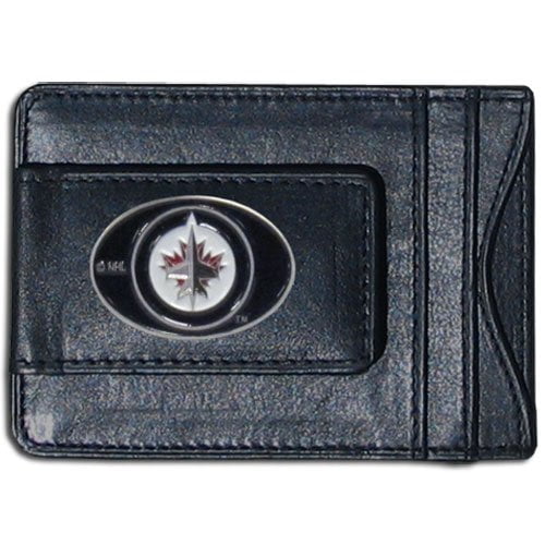 NHL Winnipeg Jets Genuine Leather Cash and Cardholder