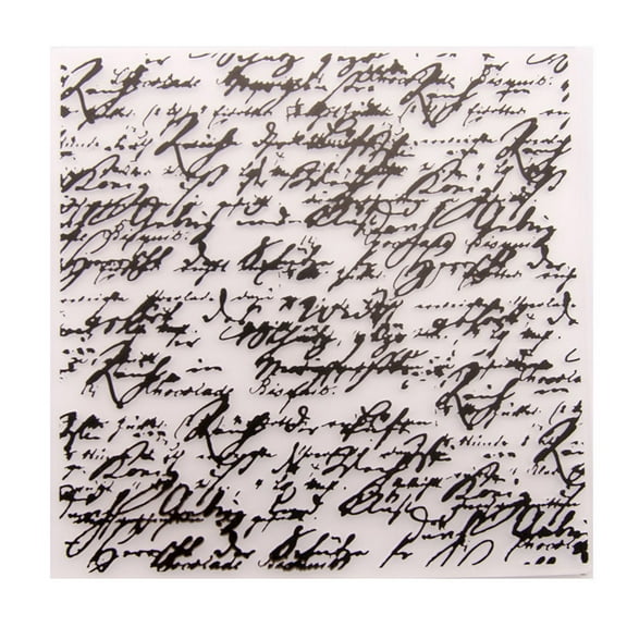 Uneven Embossing Folder Multifunctional Plastic Embossing Die for Creative Embossing Script Die Stencils for Craf