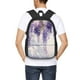 thumbnail image 4 of Balery Lavender Blooms Window Mochila para hombre y mujer - Tela Oxford 600D resistente - Gran capacidad, resistente al agua, ideal para la escuela, viajes y senderismo, 4 of 6