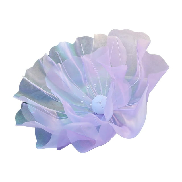 Cabeza de flor artificial de seda Cabeza de flor de seda Flor de hilo romántica Flor falsa Púrpura