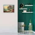 thumbnail image 6 of Epic Graffiti 'Sunrise by the Sea' by Chuck Pinson, Canvas Wall Art, 26"x18", 6 of 8