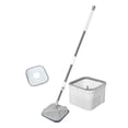 thumbnail image 4 of Juego de trapeador con cubo, cabezal giratorio de 360 degree, mango telescópico, separación de suciedad y para esquinas de baño del hogar., 4 of 9