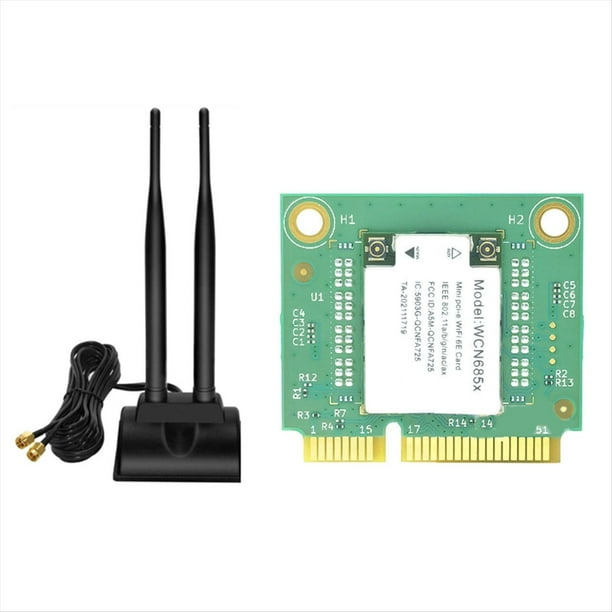Tarjeta WiFi Mini PCIE NFA725 NFA765 WCN685 AX6000, Adaptador de Módulo WiFi Bluetooth 5.2, WIFI6E 2.4G 5G 6G
