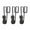 1 Pack Double Hook, variant on Over The Door Hook Hangers, 3Pcs Sturdy Metal Single Over Door Hooks Cat Design Over The Door Towel Rack for Hanging Towels, Clothes,Bags, Hats