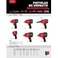 thumbnail image 2 of Pistola Impacto Neumatica 1/2in Para Tornillos Tuercas Urrea Urrea  UPX731A, 2 of 3