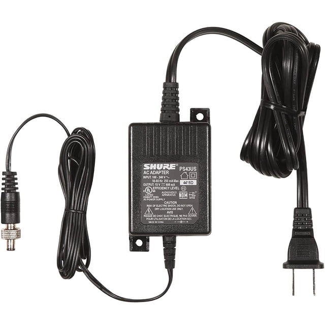 Adaptador de corriente SHURE PS43US Sistemas inalámbricos