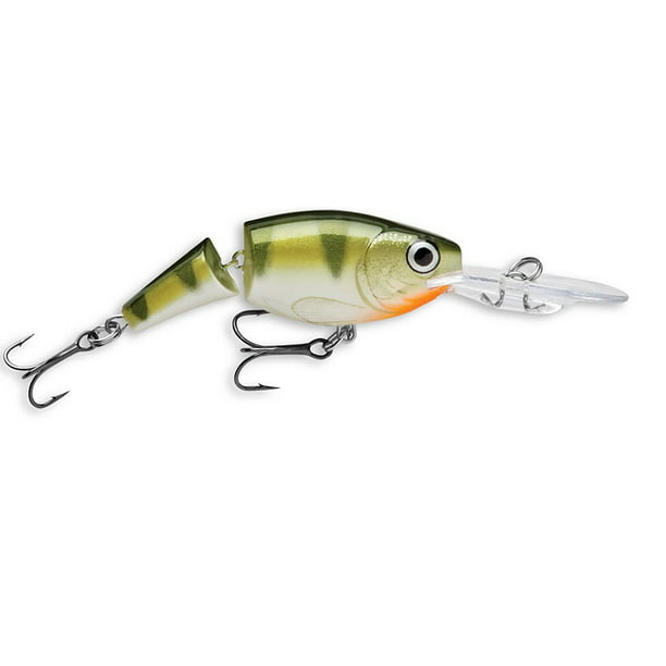 Jointed Shad Rap 04 Fishing lure, 1.5-Inch, Yellow Perch, This plastic  version of the legendary Shad Rap is more than just a wounded minnow. By  Rapala