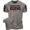 T-Shirt Warm Grey Branded, variant on Gymish Comfort Zone Is Dangerous T-Shirt – Motivational Gym Shirt for Men, Workout & Lifting Tee