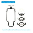 thumbnail image 2 of Uxcell 8 9 10 11 Inch Lamp Harp Kit with Finial, 1 Set Adjustable Lamp Shade Bracket Holder with Base, Black, 2 of 6